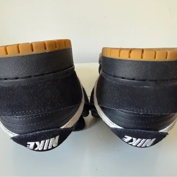 Nike SB Dunk Low Pro Black and White Sneakers with Gum Sole Size 12 - Picture 5 of 6